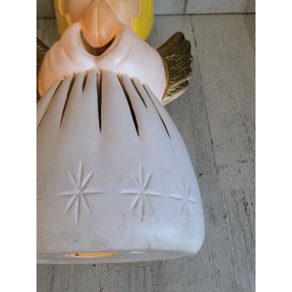 Vintage Grand ventures blow mold Angel cherub girl home lawn decor Xmas - Picture 3 of 8